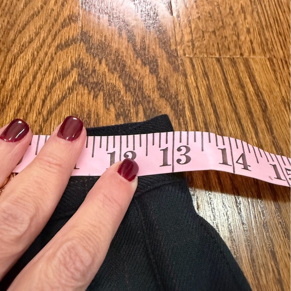 Liz Claiborne Collection Vintage Blue Green Tartan Long Wool Wrap Skirt Size 6 - Picture 8 of 10